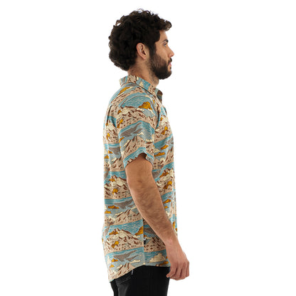 Camisa Hombre Anameizon Celeste Haka Honu