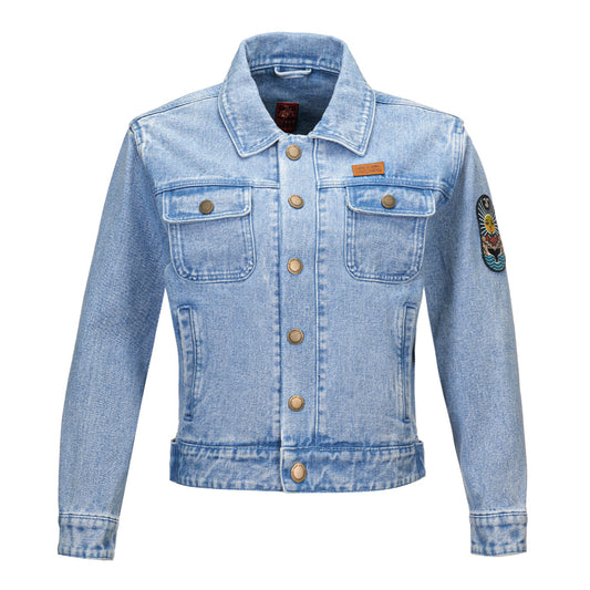 Chaqueta Mujer James Jeans Celeste Haka Honu