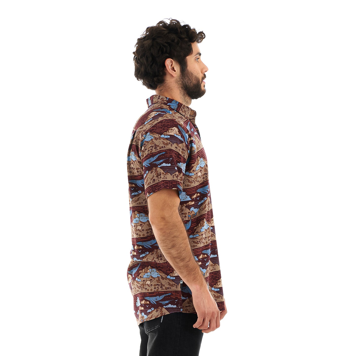 Camisa Hombre Anameizon Burdeo Haka Honu