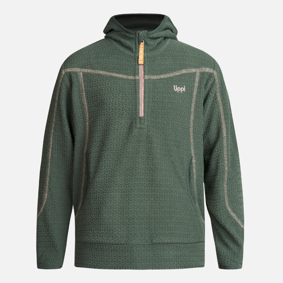 Poleron Niña Saltamontes Nano-F 14 Zip Hoody Verde Botella Lippi