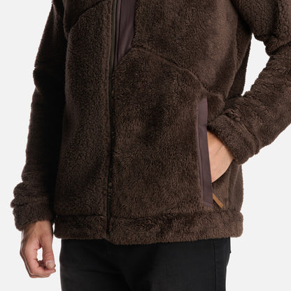 Chaqueta Hombre Bear Shaggy-Pro Hoody Jacket Cafe Oscuro Lippi