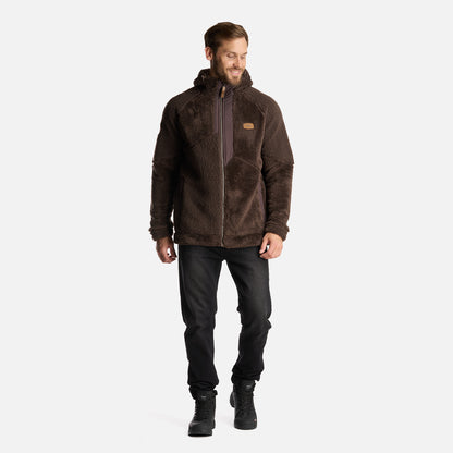 Chaqueta Hombre Bear Shaggy-Pro Hoody Jacket Cafe Oscuro Lippi