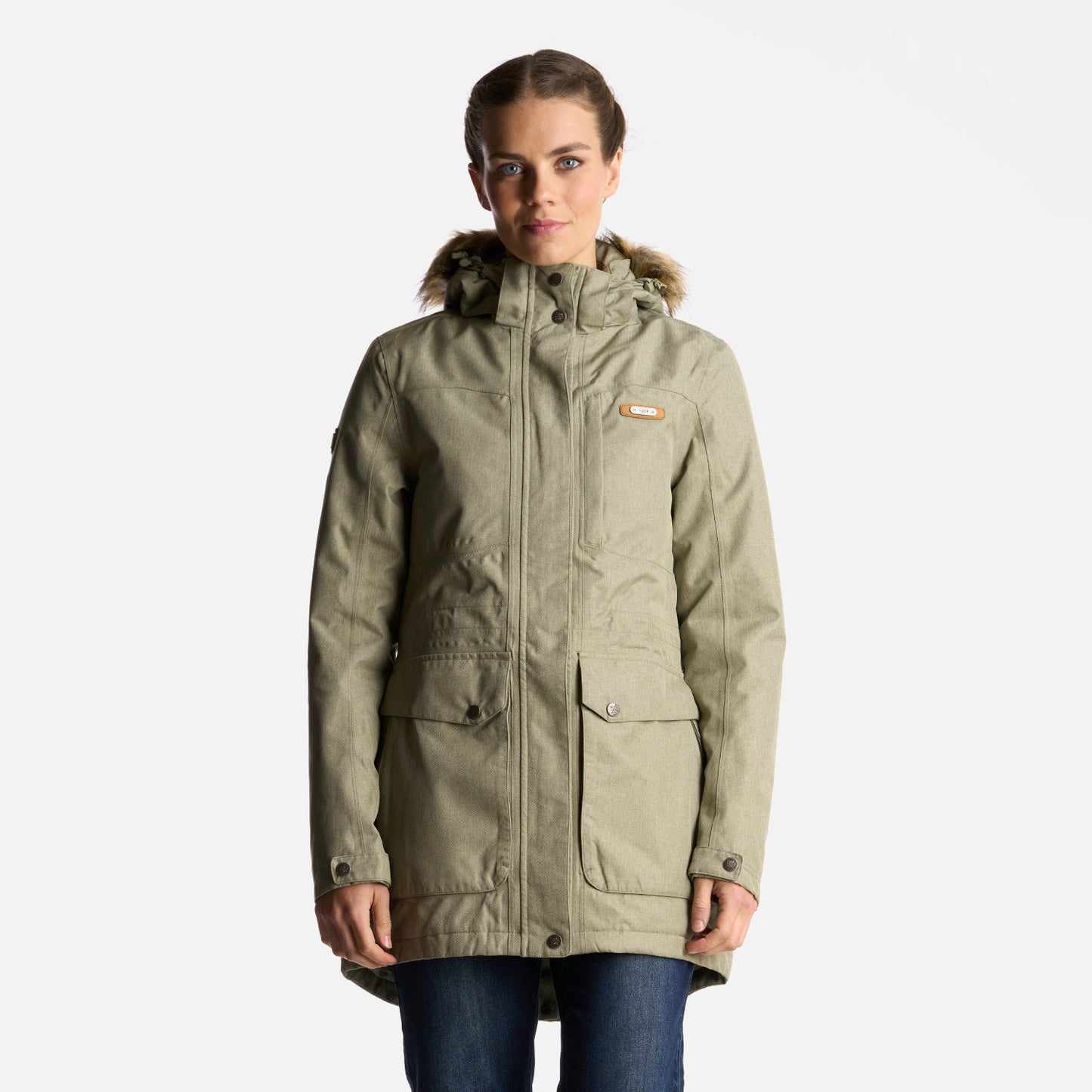 Chaqueta Mujer Roble B-Dry Hoody Jacket Laurel Lippi