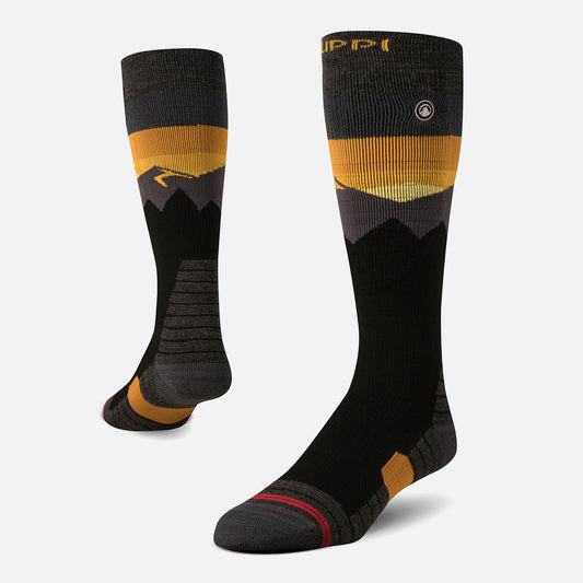 Calcetin Hombre All Mountain Ski Socks Gris Oscuro Lippi