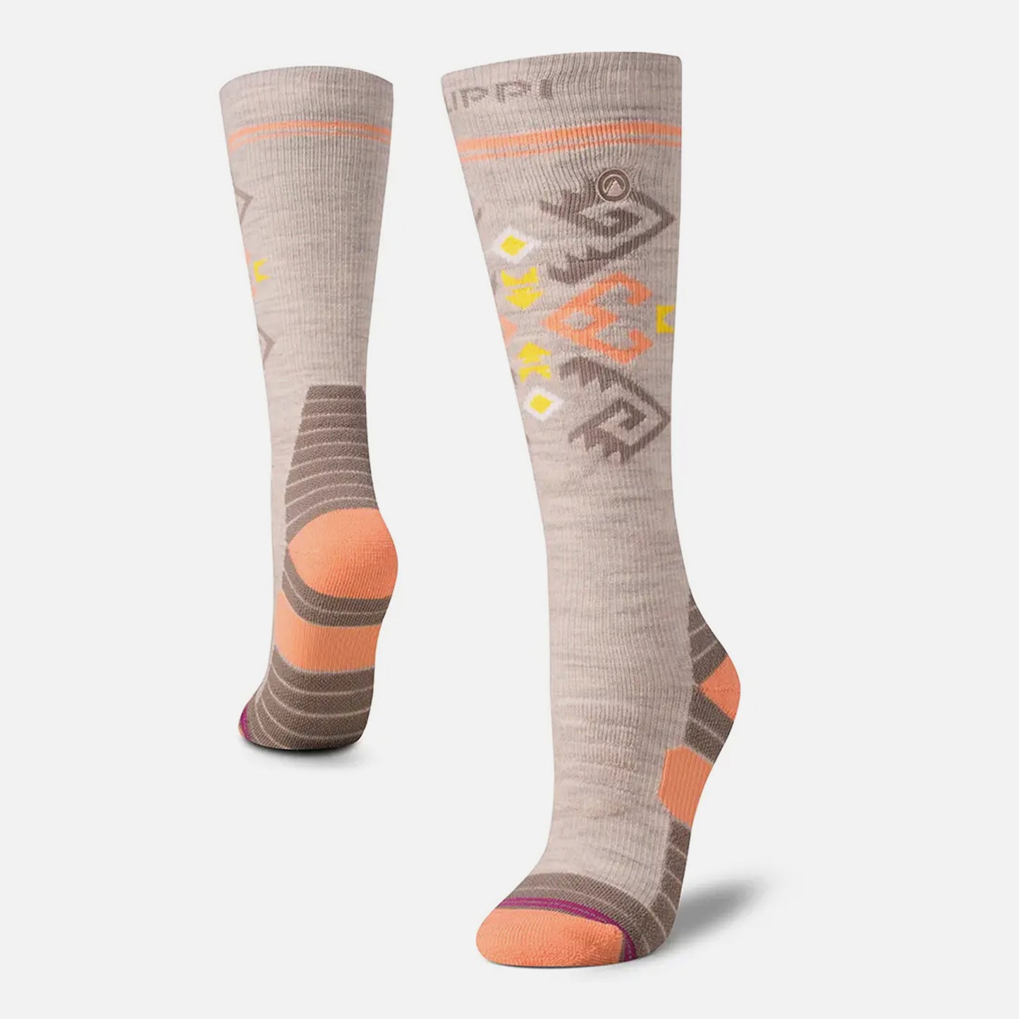 Calcetin Mujer All Mountain Ski Socks Gris Claro Lippi