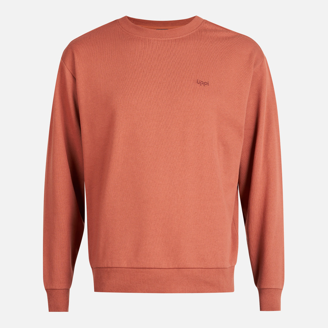 Poleron Hombre Insigne Crewneck Sweatshirt Back Print Terracota Lippi