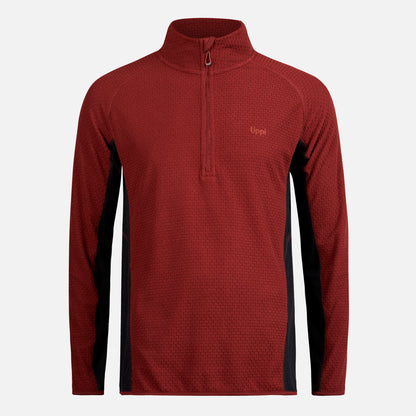 Poleron Hombre Jacaranda Nano-F 1/4 Zip Vino Lippi