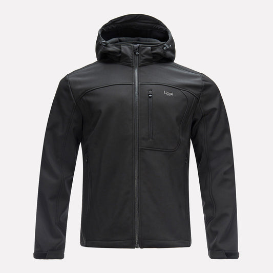 Chaqueta Hombre Macaya Softshell Hoody Jacket Negro Lippi