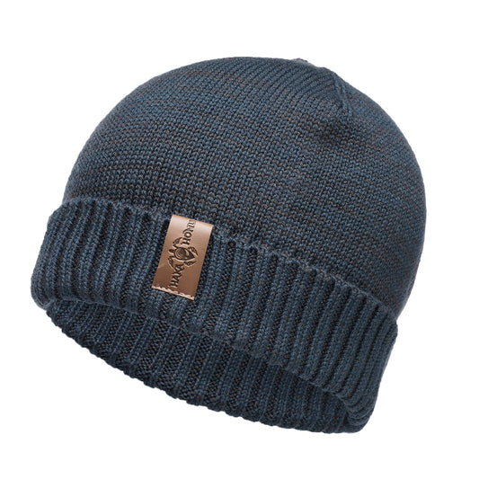 Gorro Faro Merino Wool Azul Petroleo Haka Honu