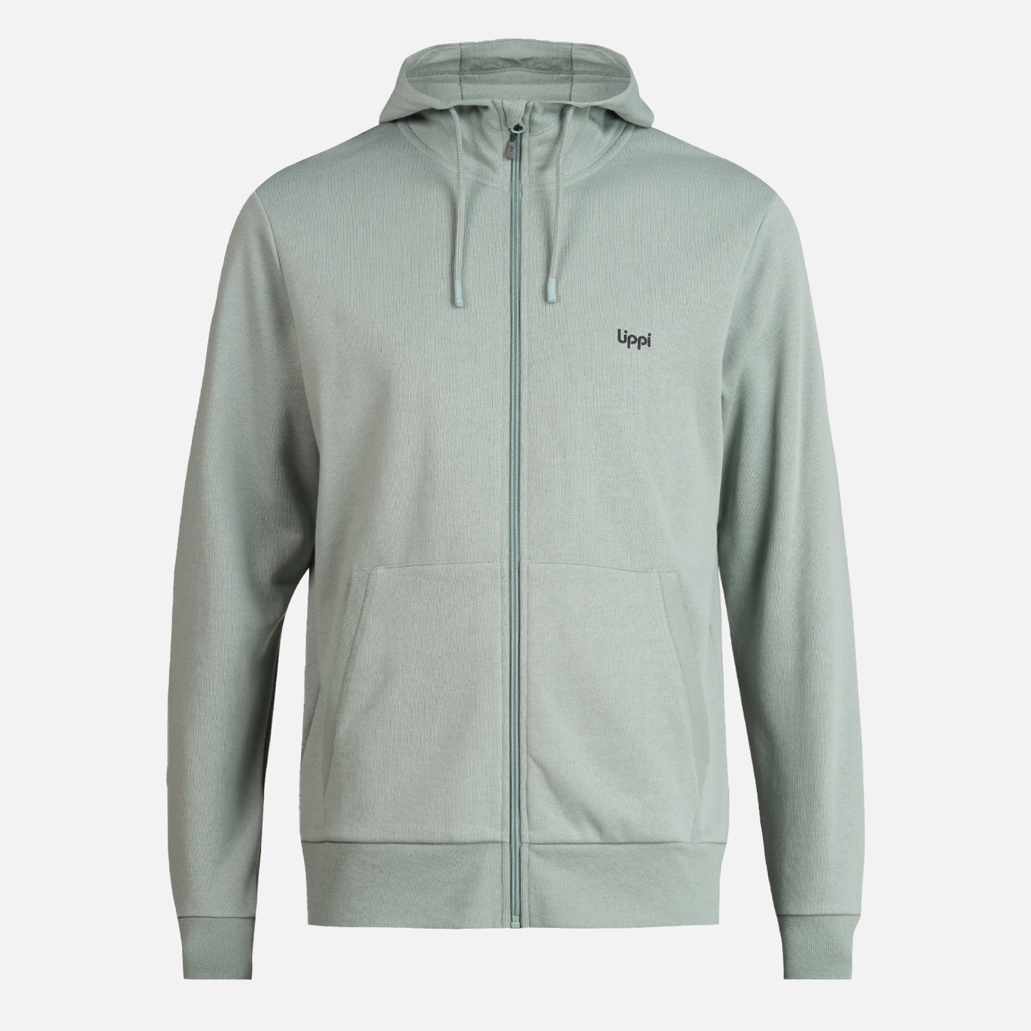 Poleron Hombre Ulmo Full Zip Hoody Sweatshirt Jade    Lippi