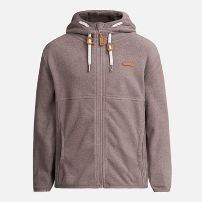 Poleron Niña Stripes Nano-F Full Zip Hoody Malva Lippi