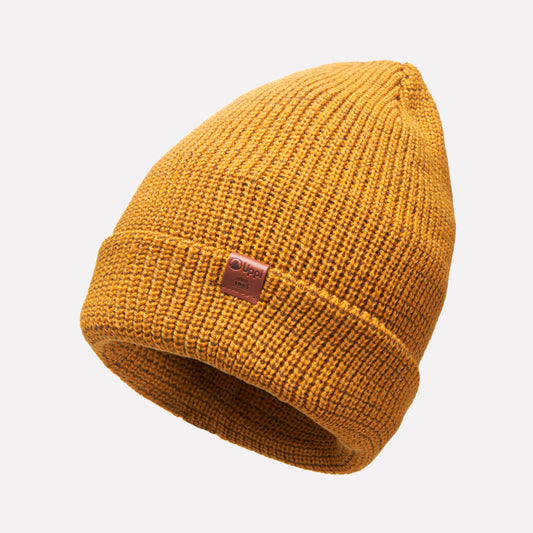 Gorro Hombre Fly Line Blend-Pro Beanie Mostaza Lippi