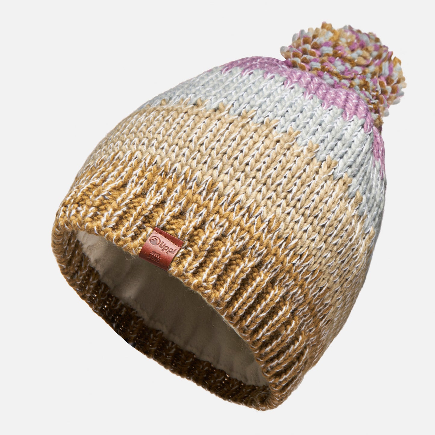 Gorro Mujer Zermatt Pom Beanie Cafe Pardo Lippi