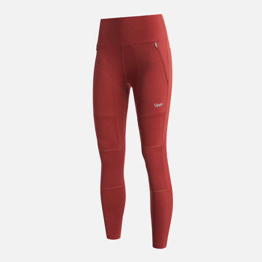 Calza Mujer  PureTrek Q-Dry Leggings Burdeo Lippi