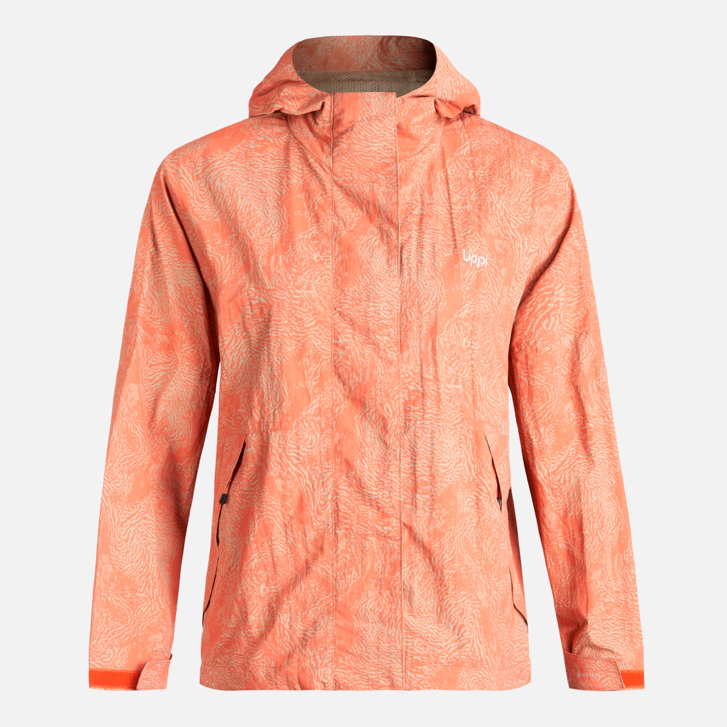 Chaqueta Mujer  CityMe WindBreaker Hoody Jacket Print Salmon Lippi