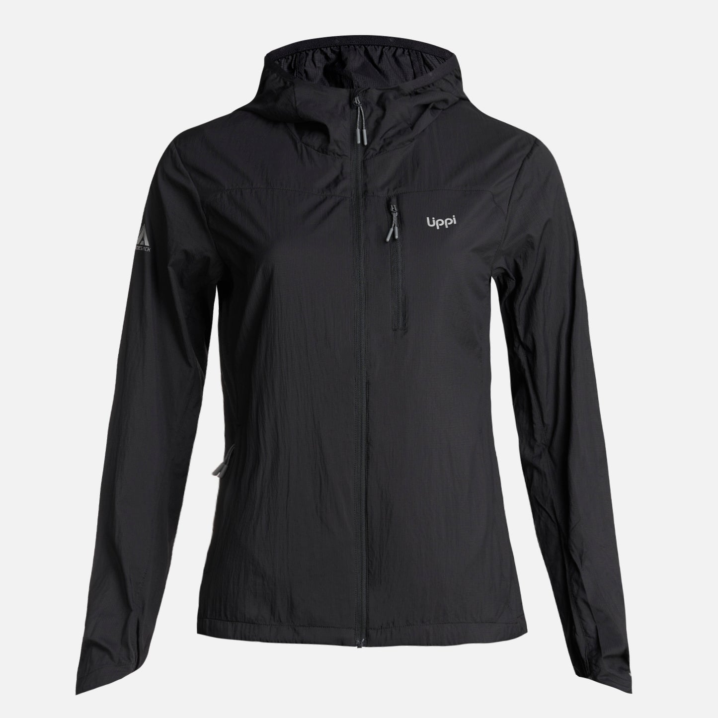 Chaqueta Mujer  Spry WindBreaker Hoody Jacket Negro Lippi