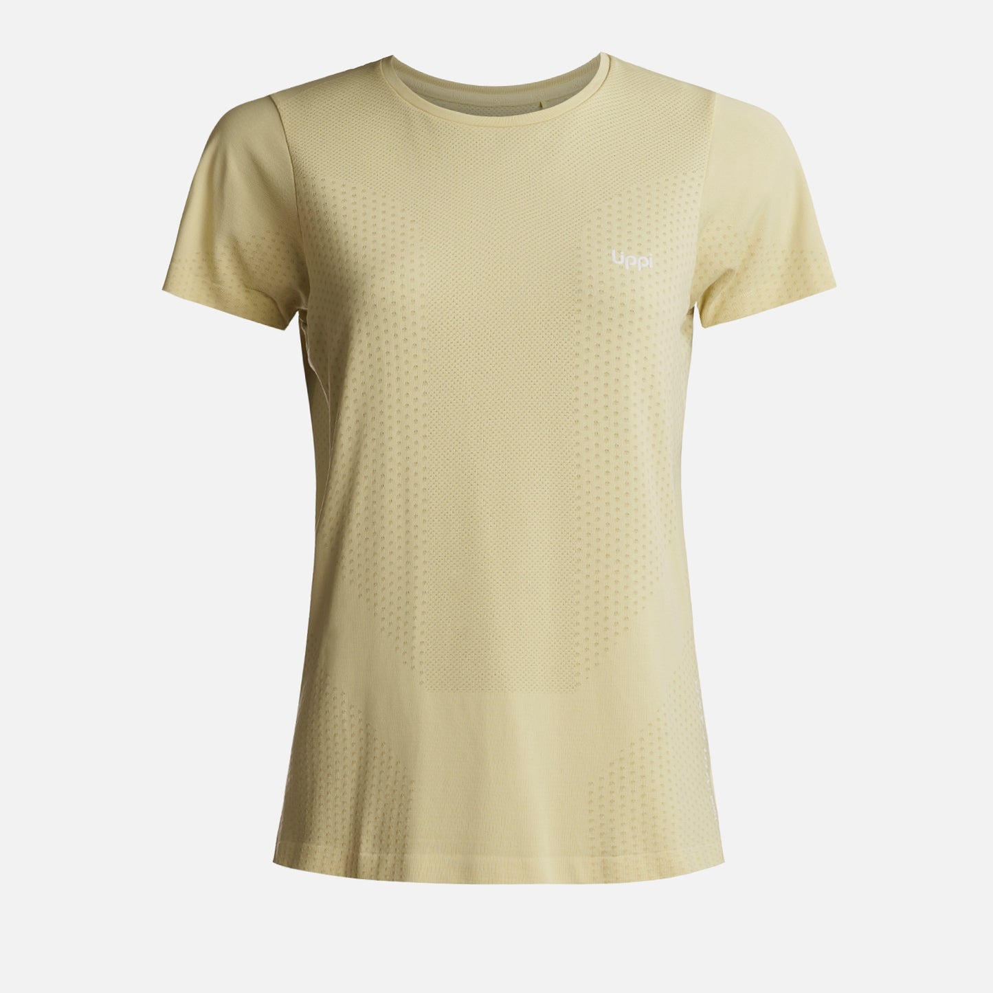 Polera Mujer  4 Run Seamless Trail Short Sleeve T-Shirt Amarillo Lippi