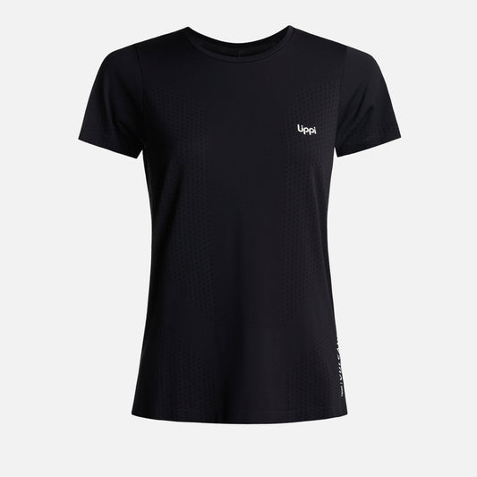 Polera Mujer  4 Run Seamless Trail Short Sleeve T-Shirt Negro Lippi