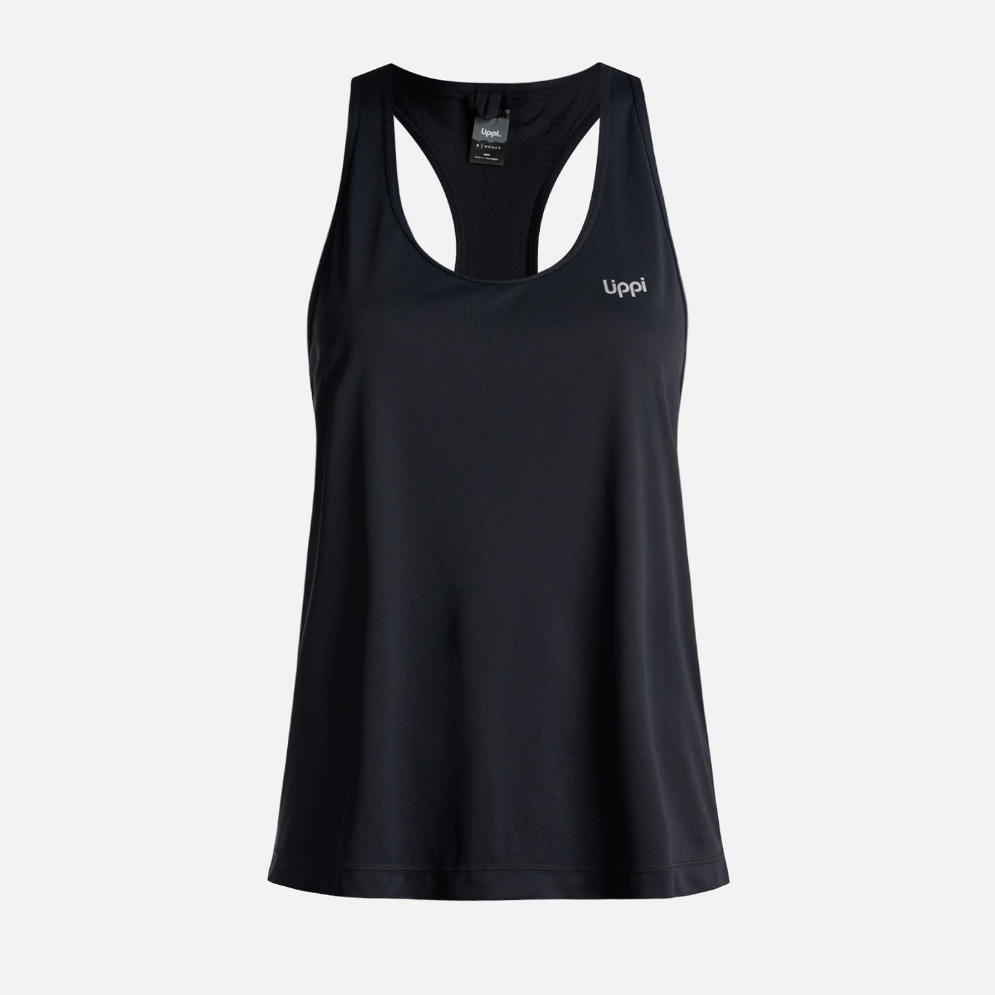 Polera Mujer  Workout Q-Dry Tank T-Shirt Negro Lippi