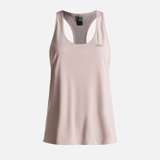 Polera Mujer  Workout Q-Dry Tank T-Shirt Rosa Claro Lippi