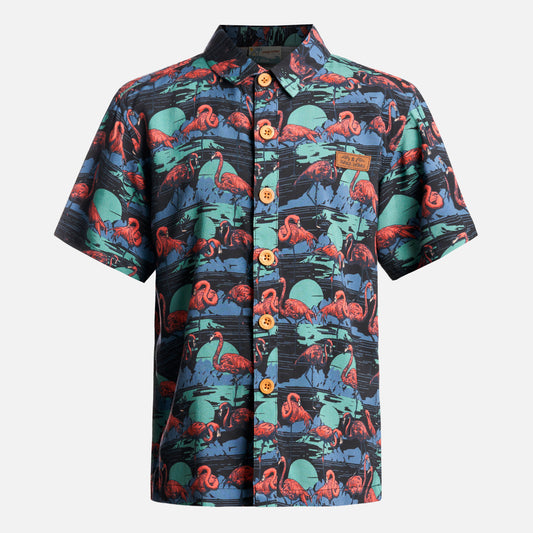 Camisa Niño Good Kid Print Negro Haka Honu