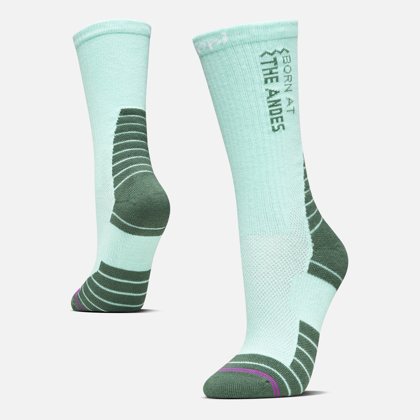 Calcetines Mujer Trekking Light Socks Verde Agua Lippi