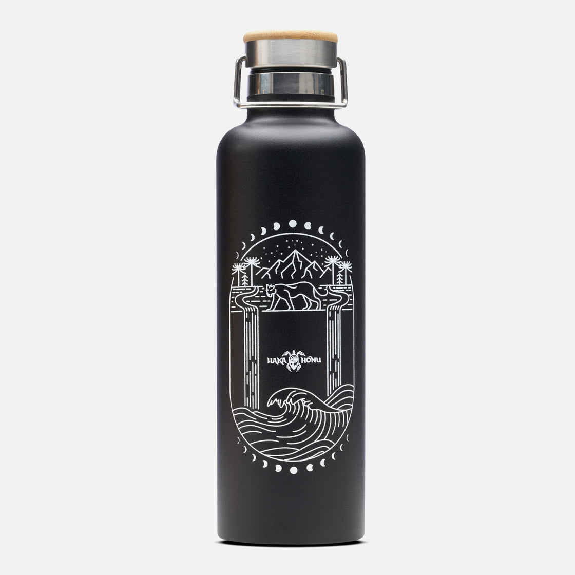 Botella Unisex Andiperla Negro Haka-Honu