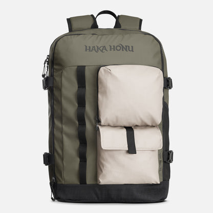 Mochila Trome 28L Verde Grisaceo Haka Honu