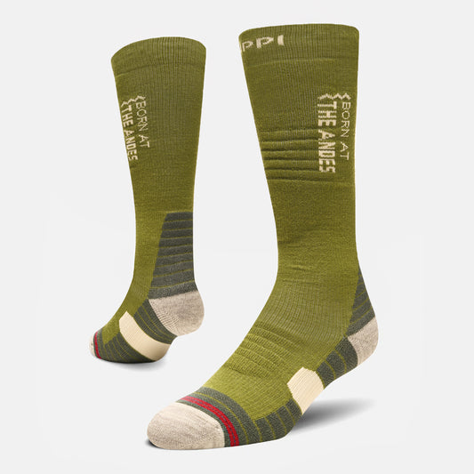 Calcetin Hombre All Mountain Ski Socks Melange Verde Lippi