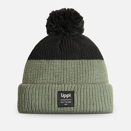 Gorro Fly Line Pom Blend-Pro Beanie Verde Lippi