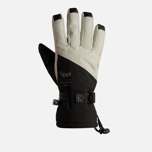 Guante Snow Day B-Dry Glove Verde Grisaceo Lippi