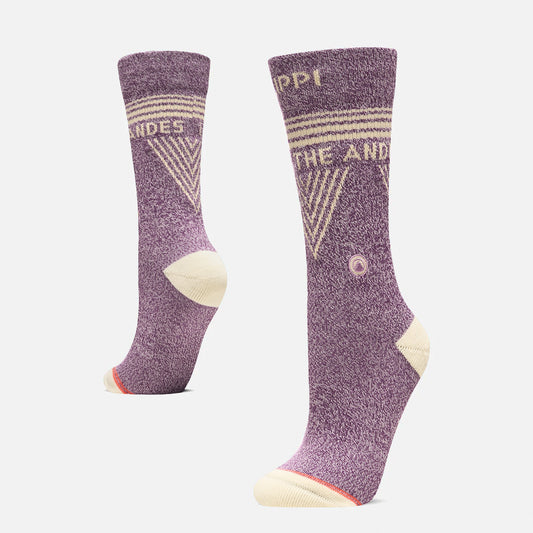 Calcetin Mujer Travel Walk Classic Socks Lila Lippi