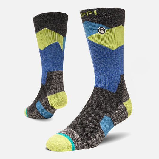 Calcetin Hombre Trekking Warm Socks Melange Azul Lippi