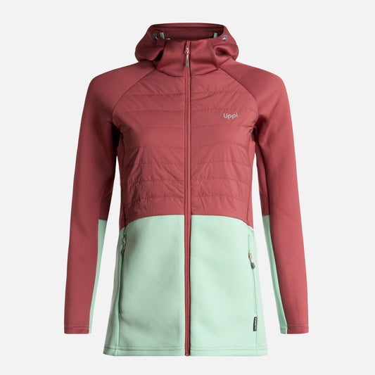 Poleron Mujer ColdMove WindBreaker SteamPro Hoody Jacket Rosado Oscuro Lippi