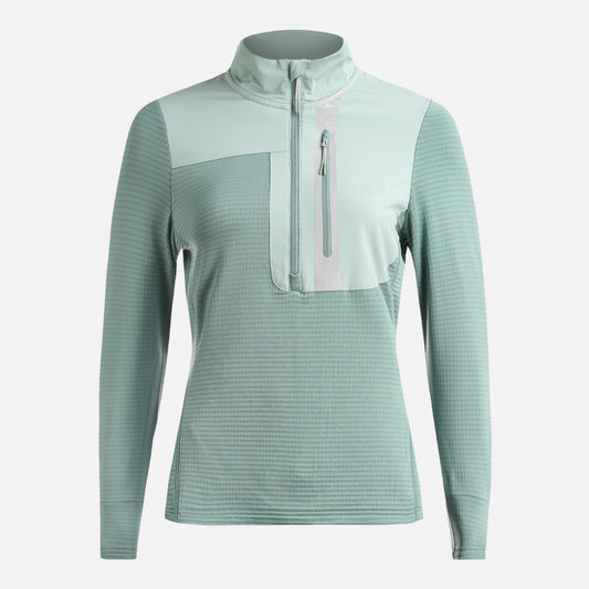 Poleron Mujer Karova Nano F 1/4 Zip Jade Lippi