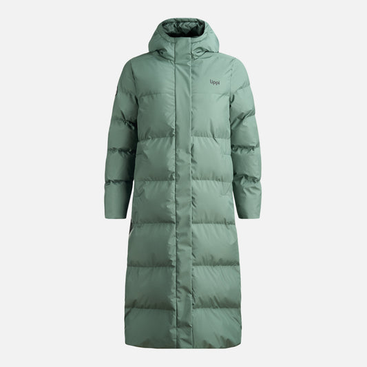 Chaqueta Mujer Long And Warm Steam Pro Hoody Jacket Verde Musgo Lippi