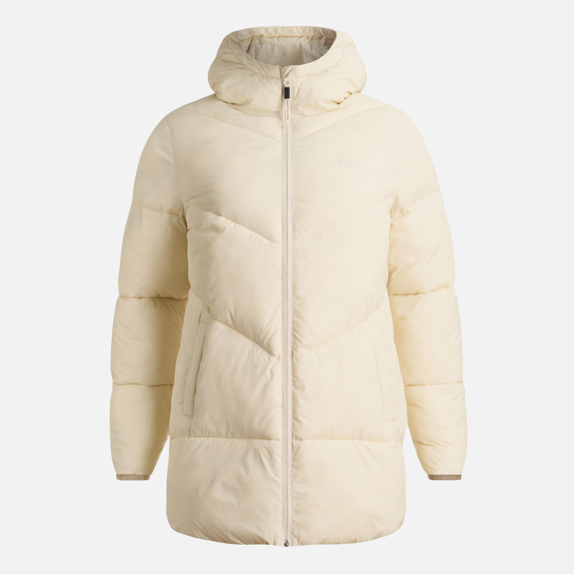 Chaqueta Mujer Long Line Steam Pro Hoody Jacket Crema Lippi