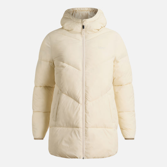 Chaqueta Mujer Long Line Steam Pro Hoody Jacket Crema Lippi