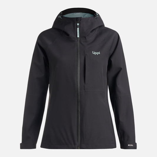 Chaqueta Mujer Massif B-Dry Hoody Jacket Negro Lippi