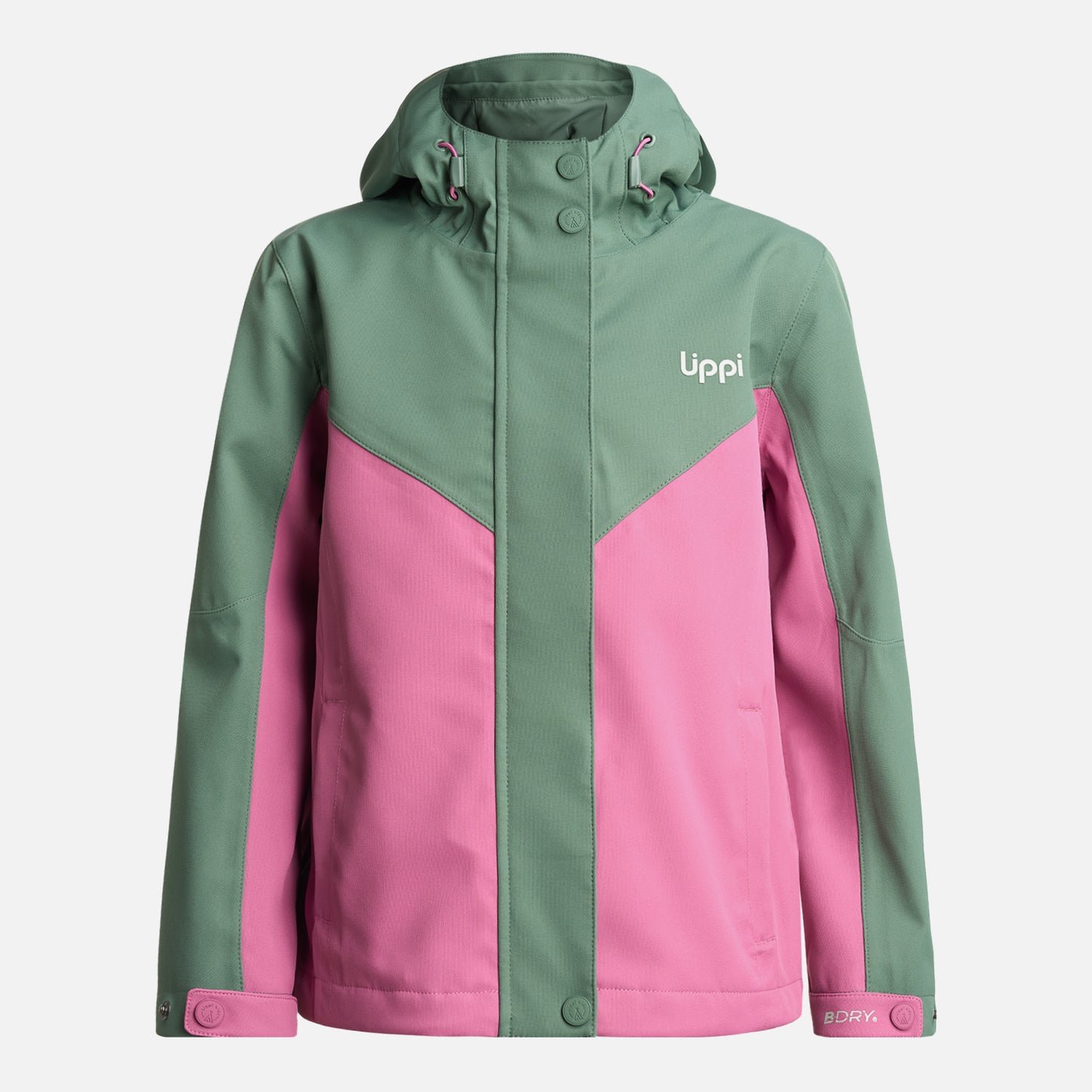 Chaqueta Niña Massif B-Dry Hoody Jacket Verde Musgo Lippi