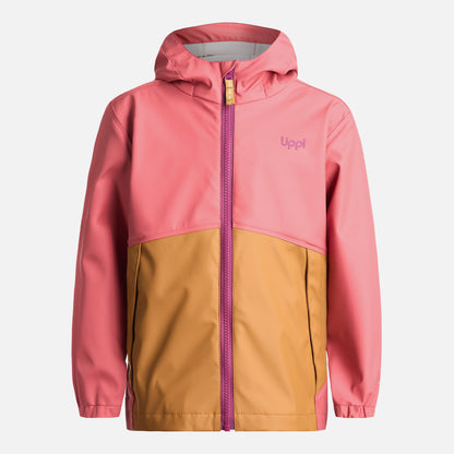 Chaqueta Niña Muddy B-Dry Hoody Jacket Rosa Oscuro Lippi