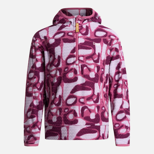 Poleron Niña Saltamontes Nano-F 14 Zip Hoody Print Rosado Lippi