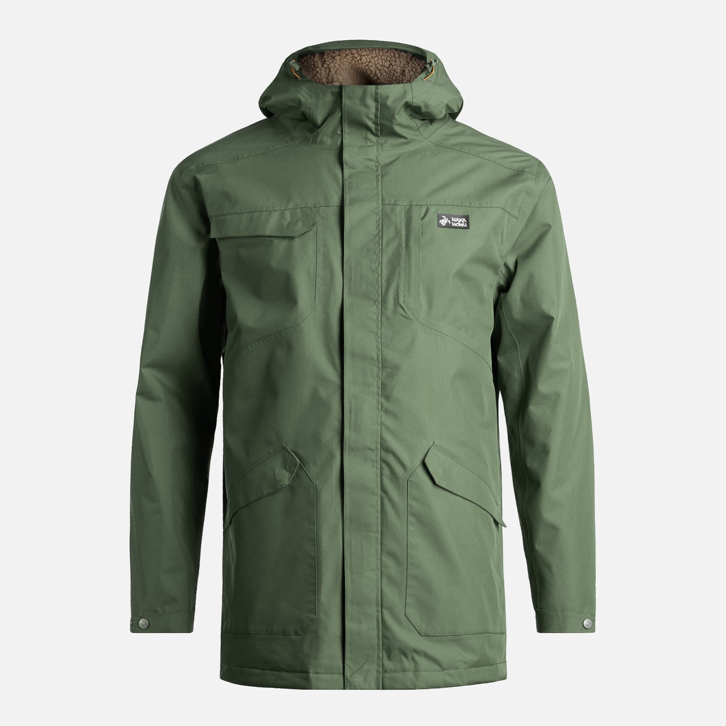 Chaqueta Hombre Yak Verde Militar Haka Honu