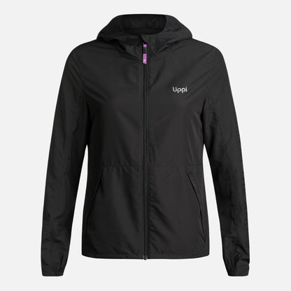 Chaqueta Mujer Nightfall WindBreaker Hoody Jacket Negro Lippi