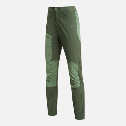 Pantalón Mujer Lennox Q-Dry Slim Fit Pants Verde Militar Lippi