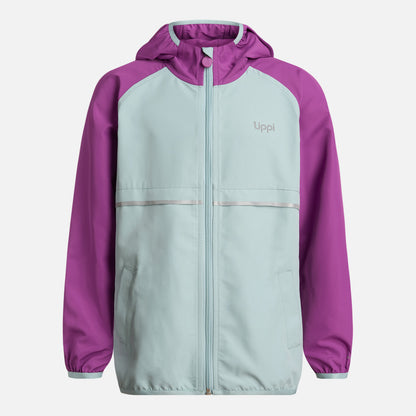 Chaqueta Niña Nightfall WindBreaker Hoody Jacket Morado Lippi