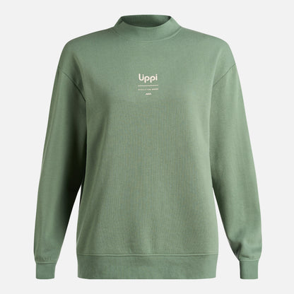 Polerón Mujer Ulmo Mid Point Crewneck Sweatshirt Jade Oscuro Lippi