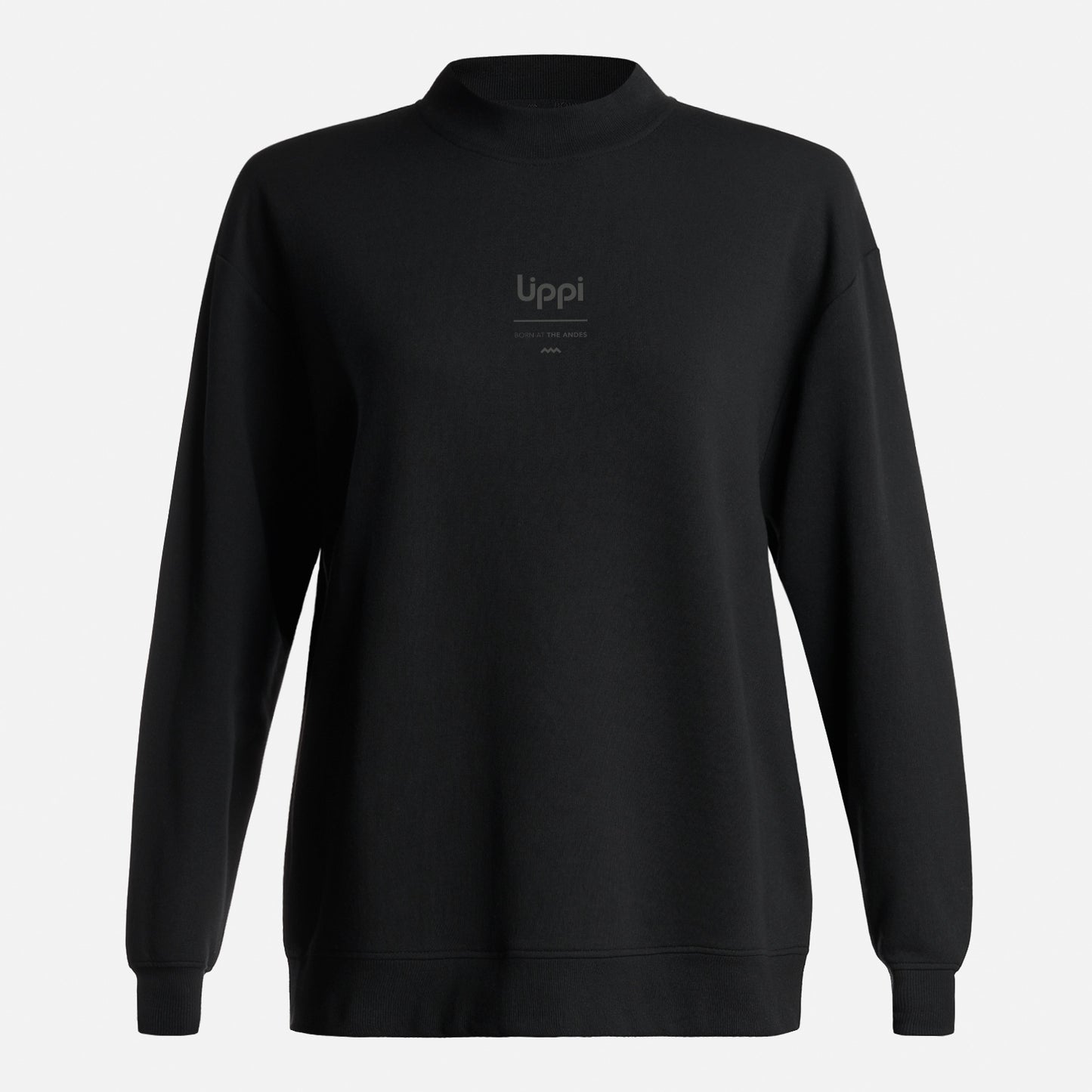 Polerón Mujer Ulmo Mid Point Crewneck Sweatshirt Negro Lippi