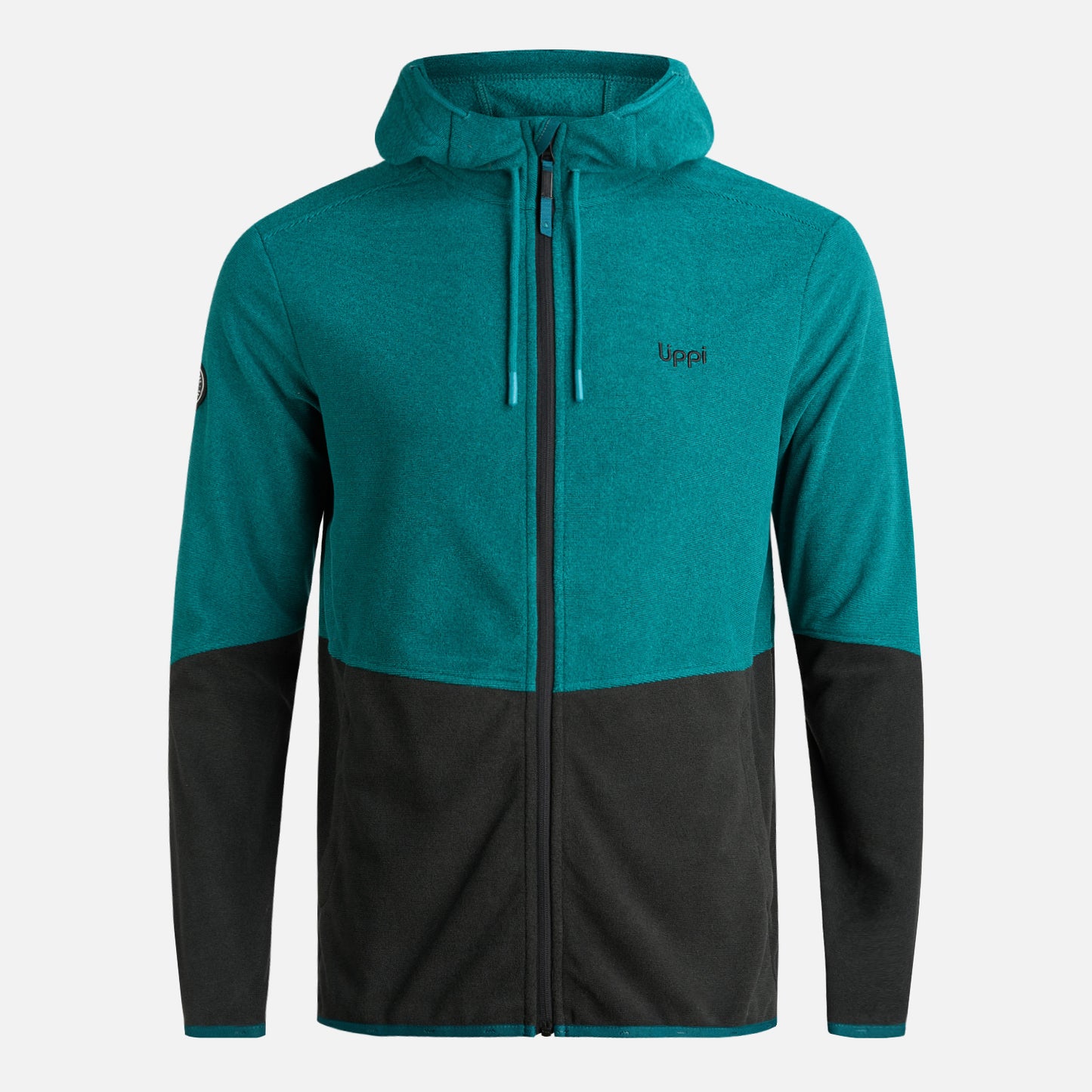 Polerón Hombre Stripes Nano-F Full Zip Hoody Petroleo Lippi