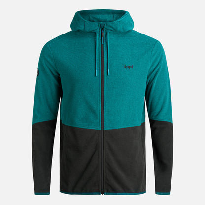 Polerón Hombre Stripes Nano-F Full Zip Hoody Petroleo Lippi